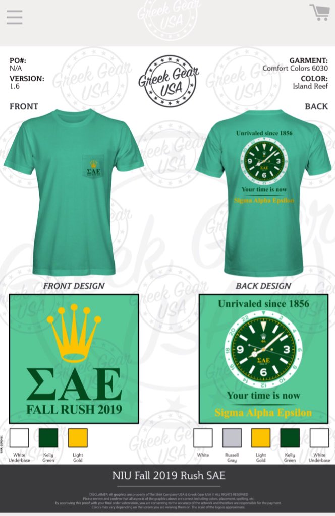 Illinois Gamma your time is now. Be sure to get your very own shirt at greekgearusa.com/products/niu-s… #RushSAE