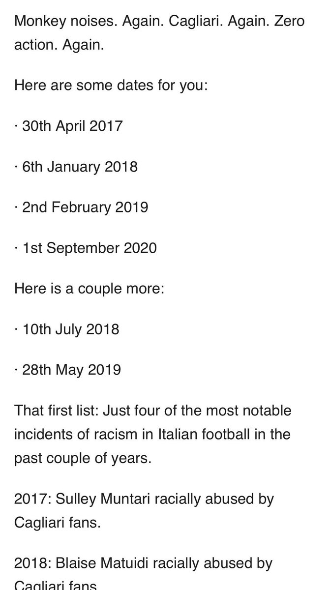 SerpentsOfInter's tweet photo. Here is out piece on the racist abuse Romelu Lukaku differed on Sunday night in tweet form — no one here supports the Ultras shitty statement. https://t.co/oDMvxLq6LM