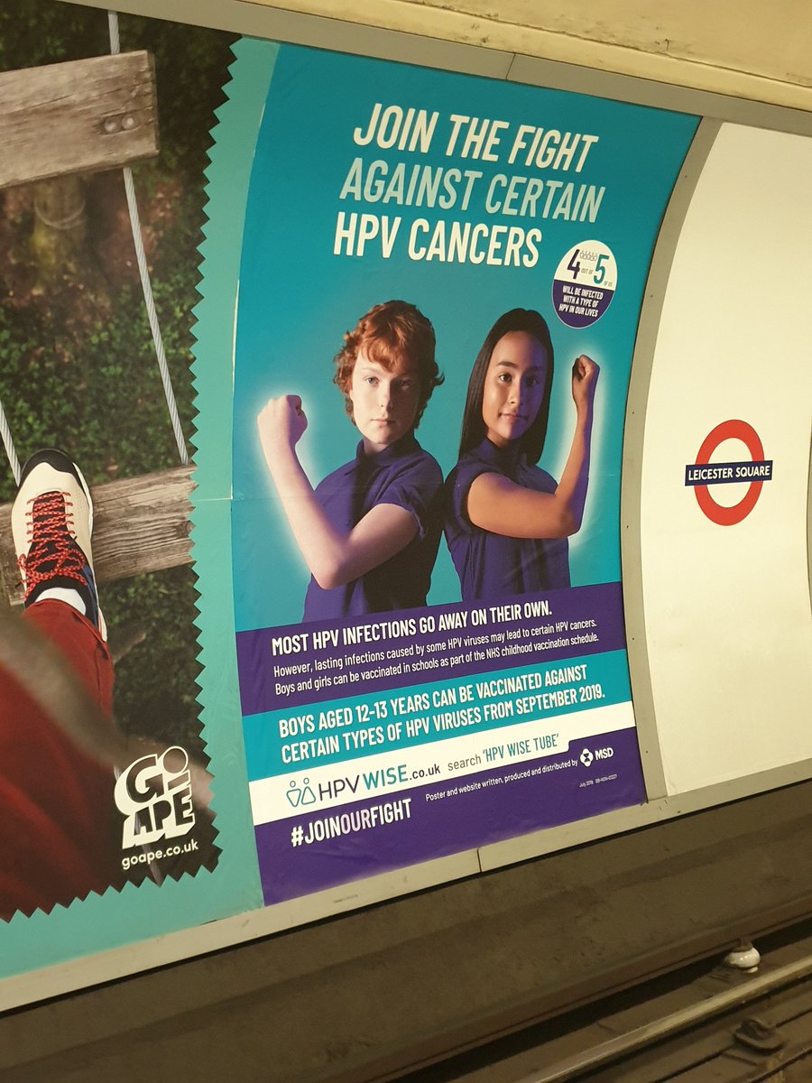 SCienceSophs's tweet photo. I miss seeing #HPVvaccine posters everywhere now.

I miss London.
#hpv #protectourfuture #VaccinesWork #joinourfight #senseaboutscience #evidencematters #evidencebasedmedicine 
#HPVwise https://t.co/et7j7xsWnl