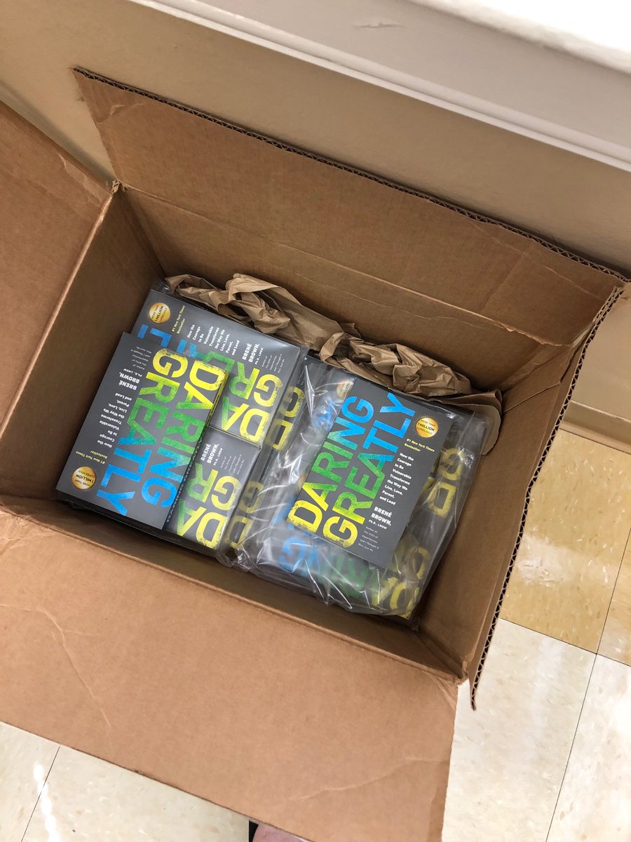 ⁦⁦<a href="/BreneBrown/">Brené Brown</a>⁩ #daretolead book study complete. Moving to #daringgreatly with a group of public school educators. We are shifting and transforming the conversation in education.