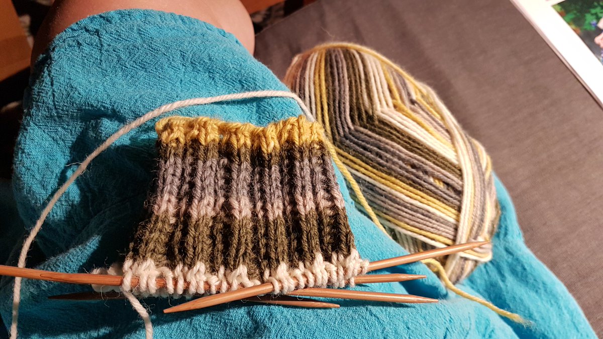 sticklingens's tweet photo. Nästa par sockor.
Novita 7 bröder Multiraita.
#stickning #sticktwitter #sockor #novita #socks #knitting https://t.co/xcYisR1sxr