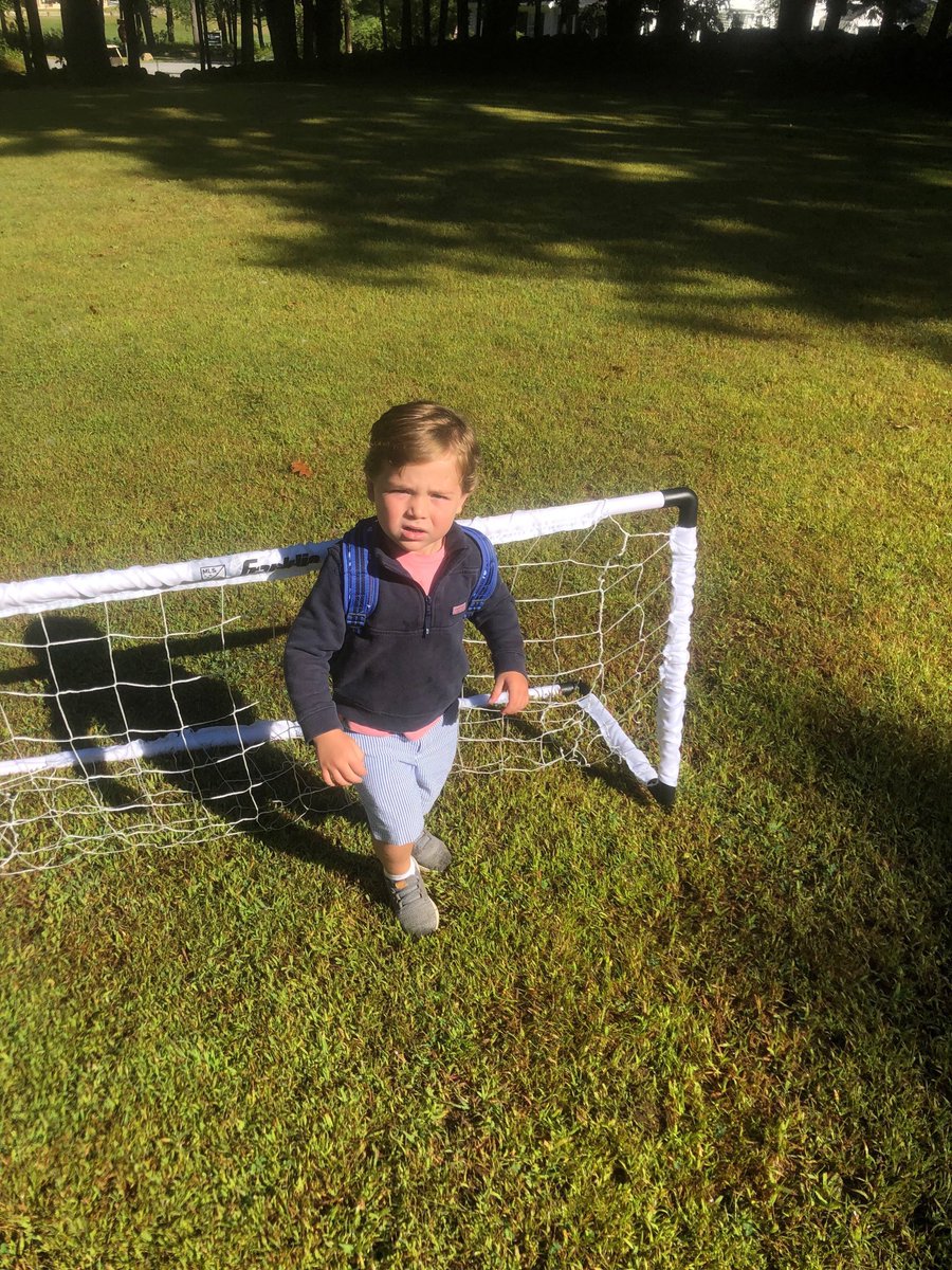CoachToffey's tweet photo. Not only are our @thewinchschool students back in class... Jack had a great first day of pre school #ThatHappenedFast #Lolawanted2Stay2 https://t.co/r0IipTXvya
