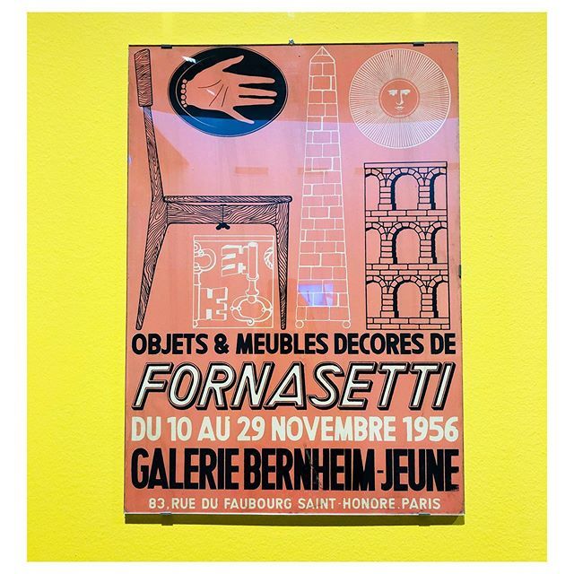 Just continuing the Piero Fornasetti theme... 1956 exhibition poster. Could have easily been an advert to join the cult of Scientology. 🗿 In 2015 I lived on Rue Faubourg...but Saint-Denis...not Honore. All much for muchness. ift.tt/2ZtyrXr