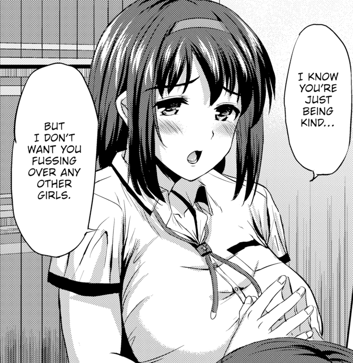 FAKKU's tweet photo. He's not allowed to fuss over other girls in this new release by Enuhani (@n82_00)!

Read Here: https://t.co/BAVpVVF7xI https://t.co/xrcq1MVFrz
