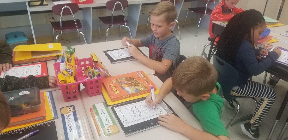 Room 311 is busy enabling all learners to gain information and knowledge using - 'My time, My way, My choice'! We created individual Interactive Reading Notebooks to help us self-regulate. #choiceandvoice #selfcheck #alllearners @RinggoldSouth