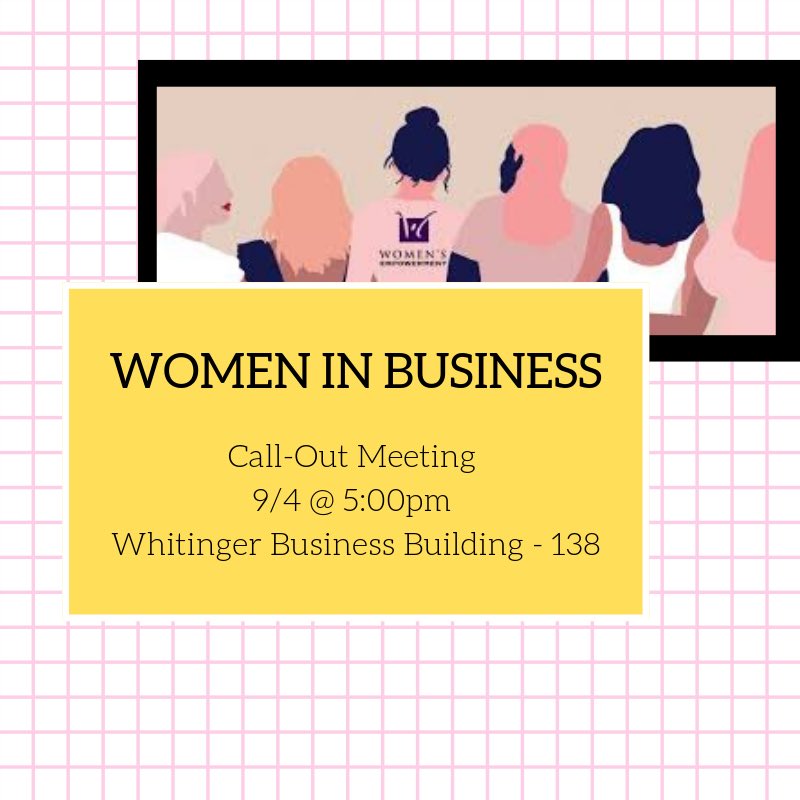 BSU_WiB's tweet photo. Come out to our call-out meeting tomorrow to check out WIB and what we are all about! We will have snacks and all the info you will need. See you there! https://t.co/z0GpEHJXIA