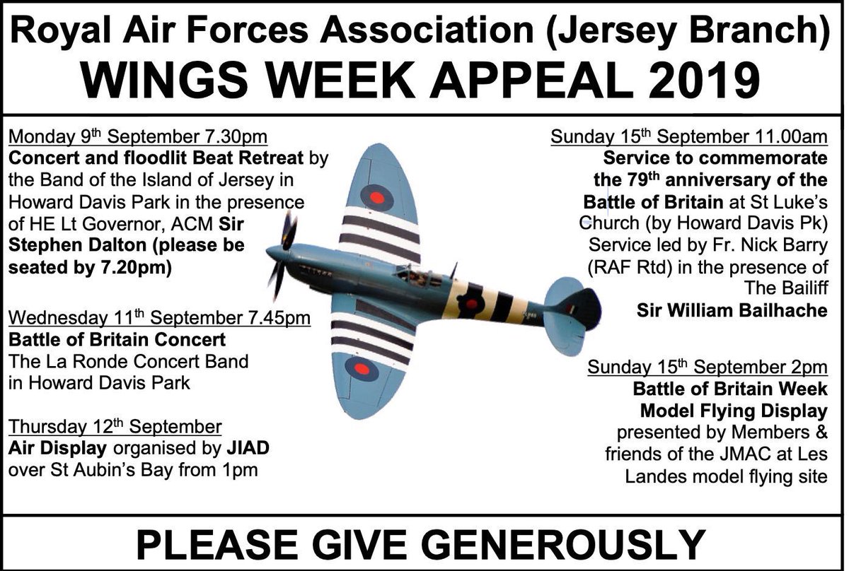Attended the final <a href="/RAFAssociation/">RAF Association</a> Jersey branch committee meeting before #WingsWeek. Some great fundraising events coming up as attached which @VictoriaColCCF Cadets will be a significant part of. Please share and support. All events are free entry 👍