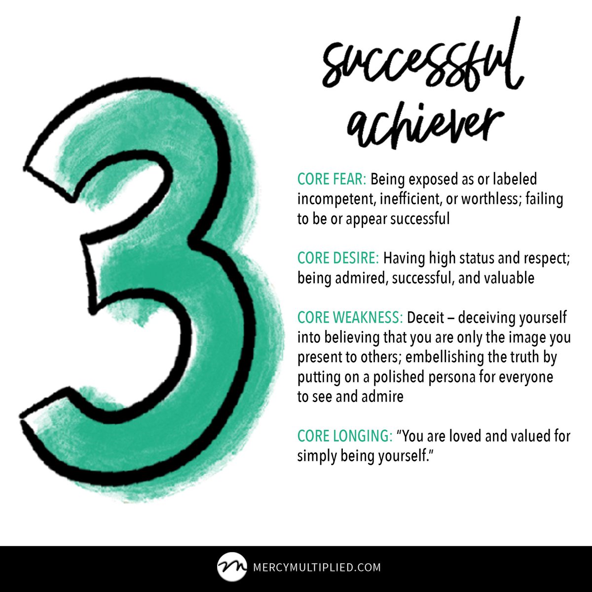 MercyMultiplied's tweet image. Retweet if you are an #Enneagram3! #MercyTalk @enneagram_coach