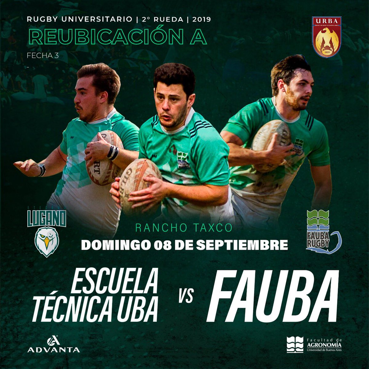 RugbyFauba's tweet photo. Se viene la tercera fecha. Vamos FAUBA!! 🇳🇬
.
.
.
#vamosfauba #vamospormas #rugby #sedejatodo #faubafamilia #verduleroquerido https://t.co/7POo0uICOp