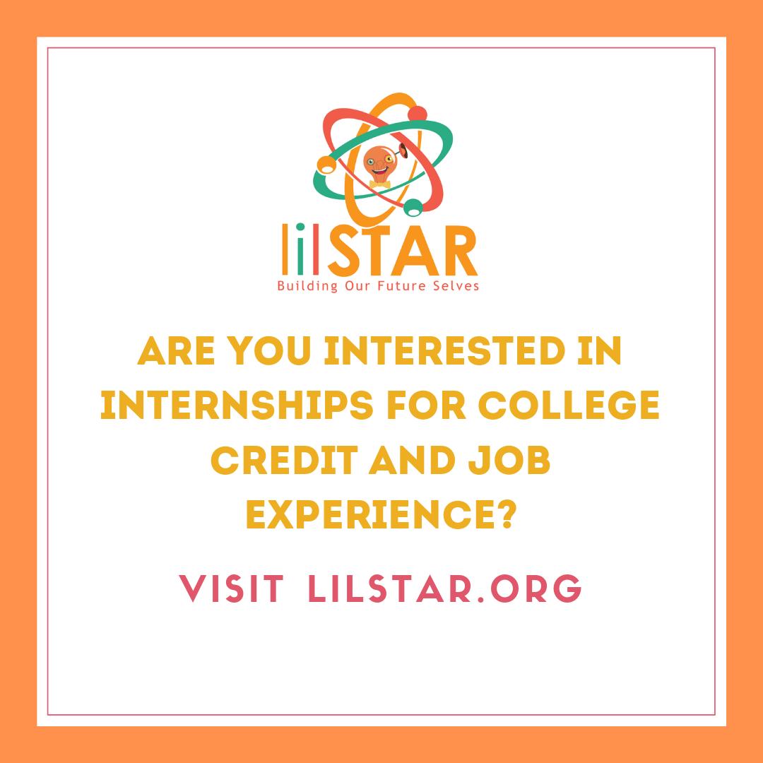 lilstarorg's tweet photo. lilSTAR is looking for bright individuals to volunteer with our STEM program. If you are interested or know anyone who may be interested, please visit us at https://t.co/uHvrxLvgzd https://t.co/R4ztyN0H5H