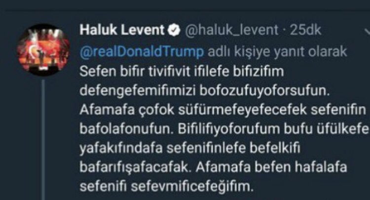 Size sardığım gibi vaktiyle Trump’a da sarmıştım ama tınlamadı takmadı beni.
Bir gün Anadolu Rock’ın tadını tadacak 👍👍😊