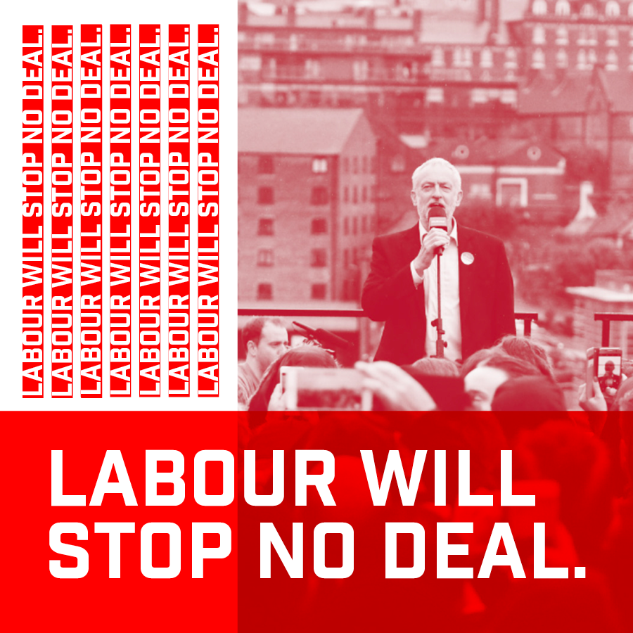 UKLabour's tweet photo. Tonight’s vote is a vital step in preventing a disastrous no deal Brexit. Labour is leading the fight against Boris Johnson's reckless Tory government. We won’t let him cause enormous damage to jobs, living standards, our NHS, security or put peace in Northern Ireland at risk. https://t.co/Q7VWa7edBL