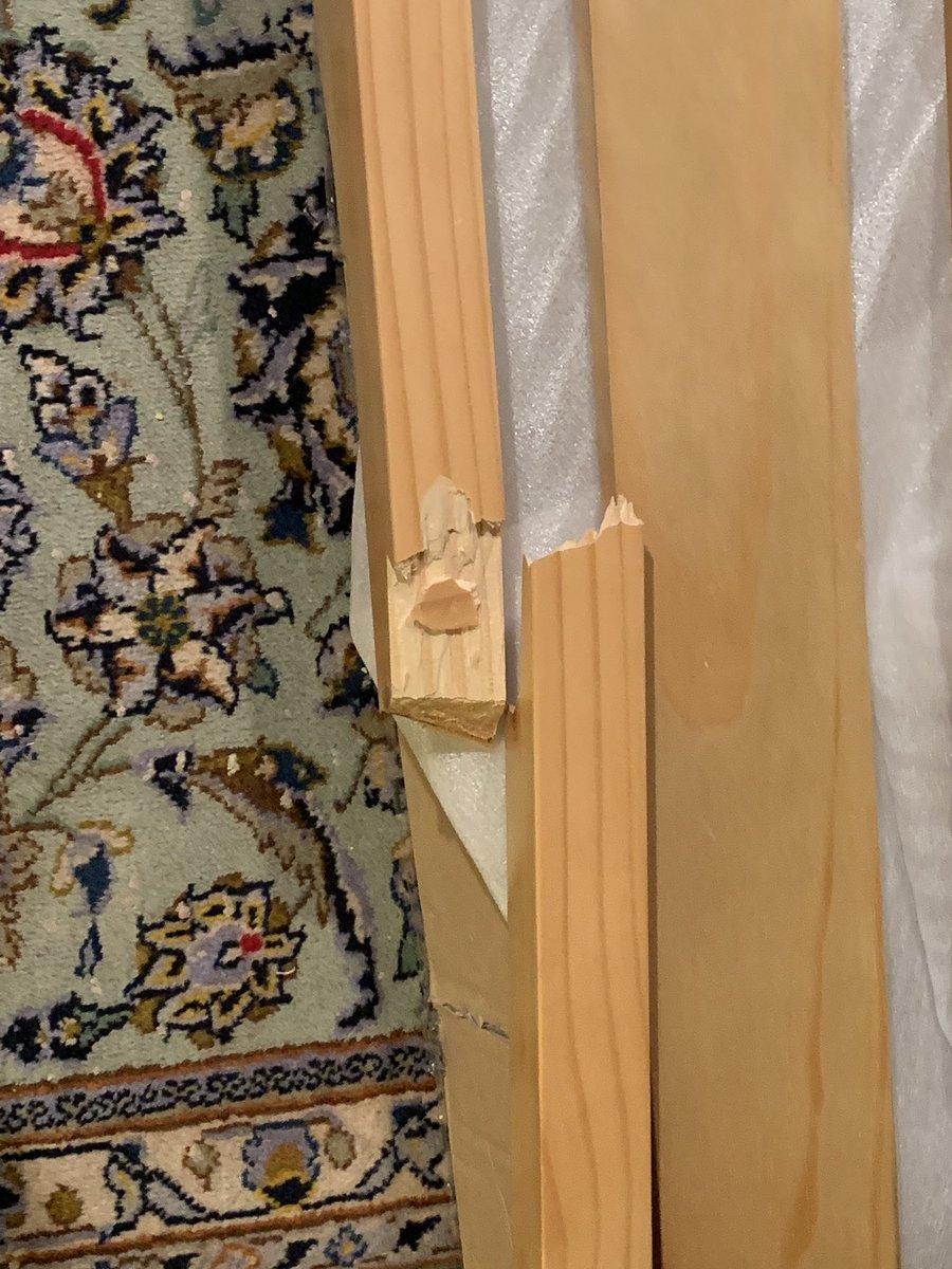 96Buff's tweet image. Hey @Wayfair you sent us a broken bed frame and customer service hasn’t responded after several days. What’s up?