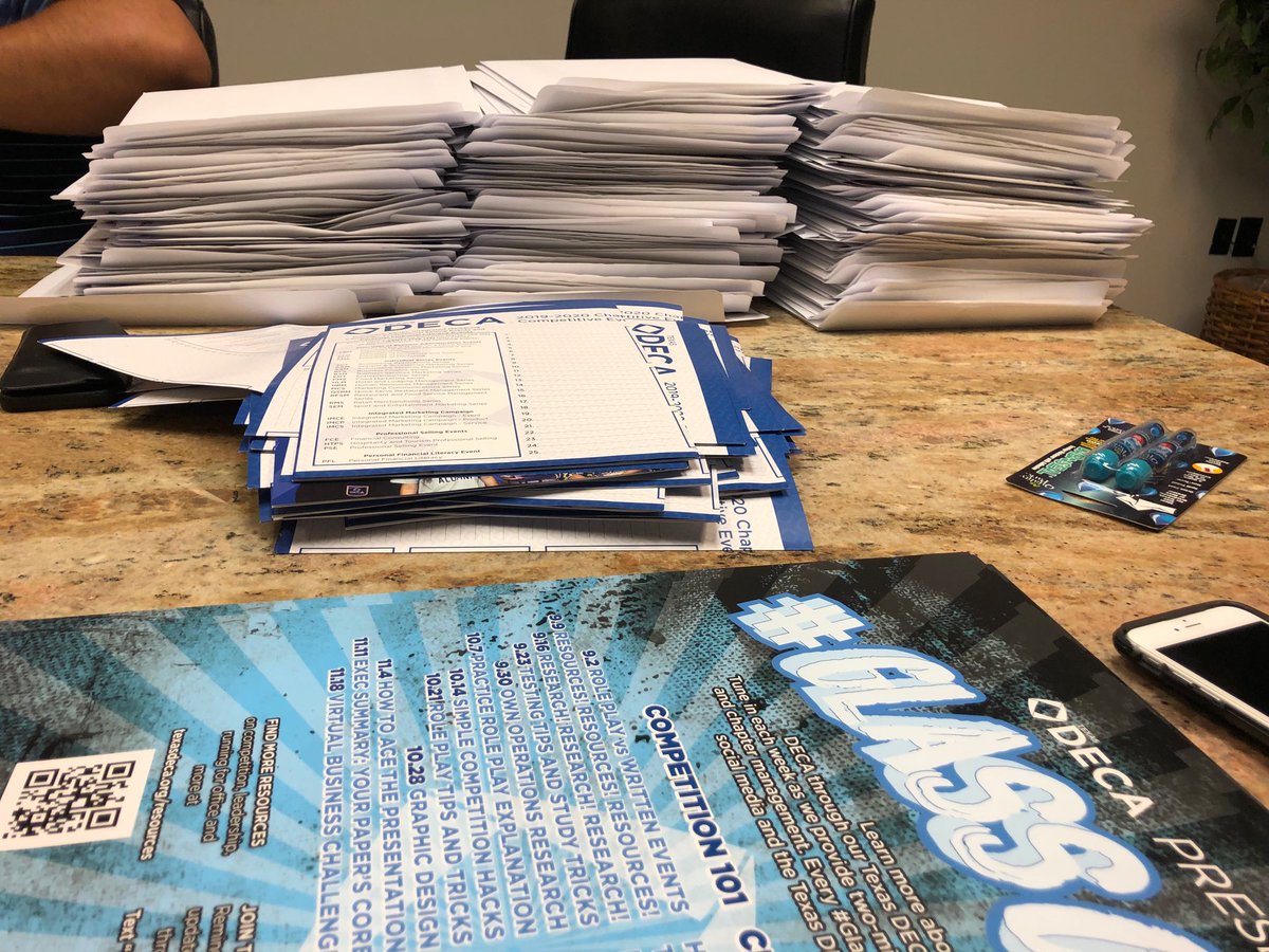 We are getting so close! ⁦<a href="/TexasDECA/">Texas DECA</a>⁩, your #PosterPacket is on its way! #ReadySetGrow