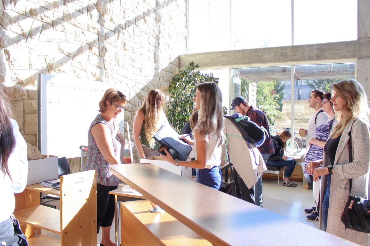 UsaskLaw's tweet photo. Always an exciting day at @UsaskLaw when we get to meet our first-year JD students! Thanks to our orientation committee for planning this week's events! #usaskorientation https://t.co/Ia5CUlxi3X