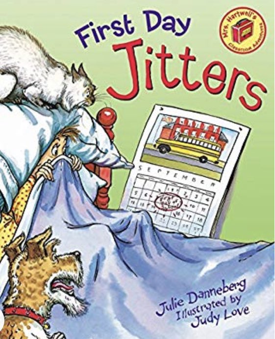 A great book to read to my students on their very first day of middle school. After reading it they wrote about their hopes and fears for the year. #wcps #wcpsfirstday #iwasjustasnervous