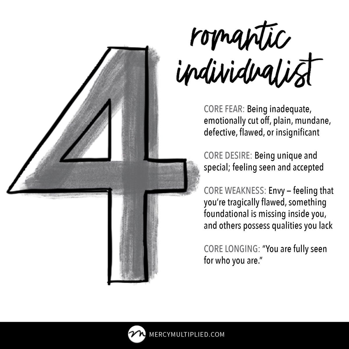 MercyMultiplied's tweet image. Retweet if you are an #Enneagram4! #MercyTalk @enneagram_coach