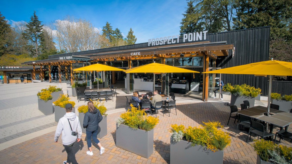 Our new September hours start today. We are now open 10am-5pm with our Happy Hour 3pm-5pm daily! #prospectpoint #vancouver #yvr #vancity #explorebc #stanleypark