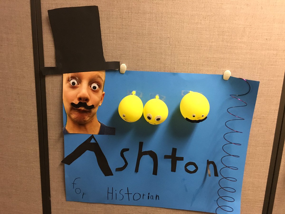 Student Council elections are this week! All of the posters are awesome! Good luck to everyone! <a href="/missbateymentor/">Miss Batey</a> #lakecards #onceacard