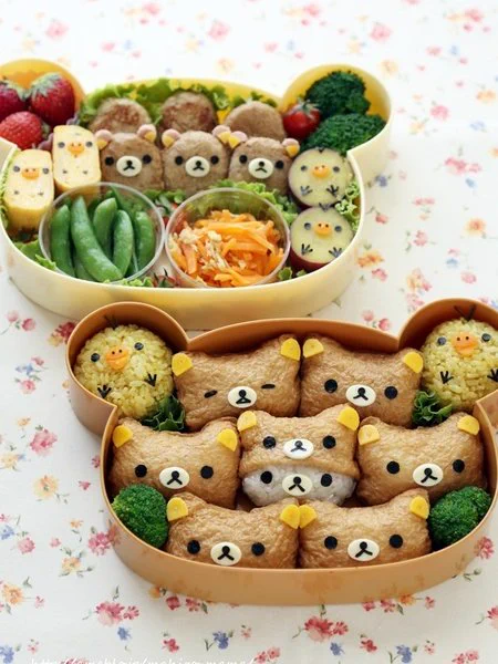 毎日食べたい可愛さ？見た目も楽しめるリラックマおいなり弁当！