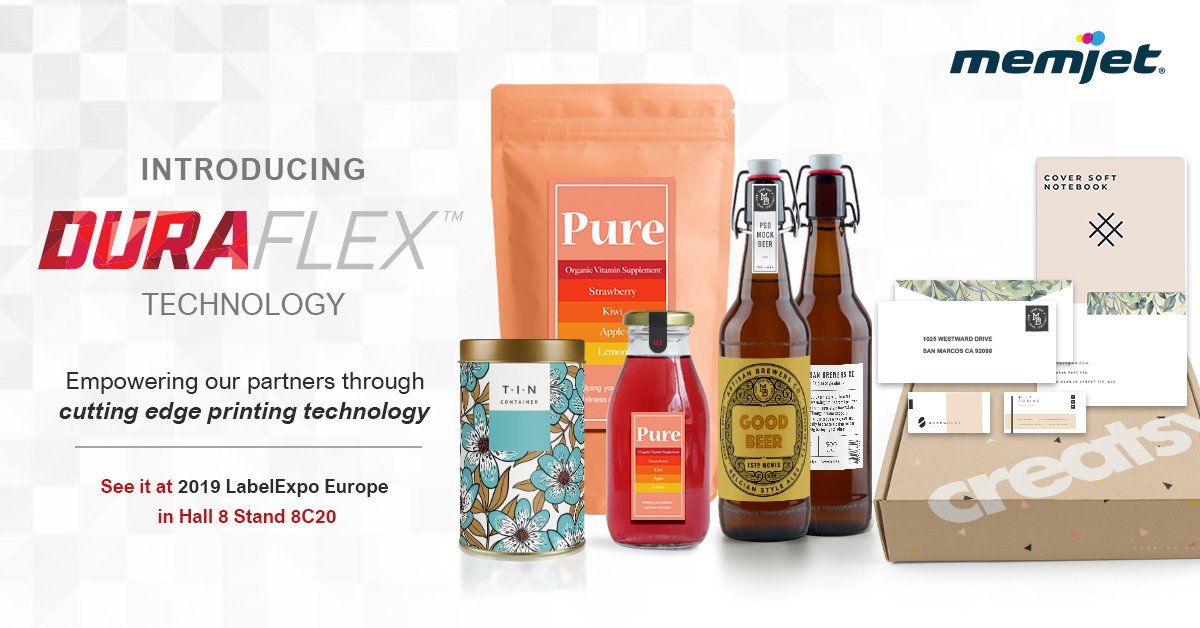 Announcing DuraFlex: A Further Evolution of Memjet's Inkjet Printing Technology!
#DuraFlex #PrintingTechnology #FutureofPrint