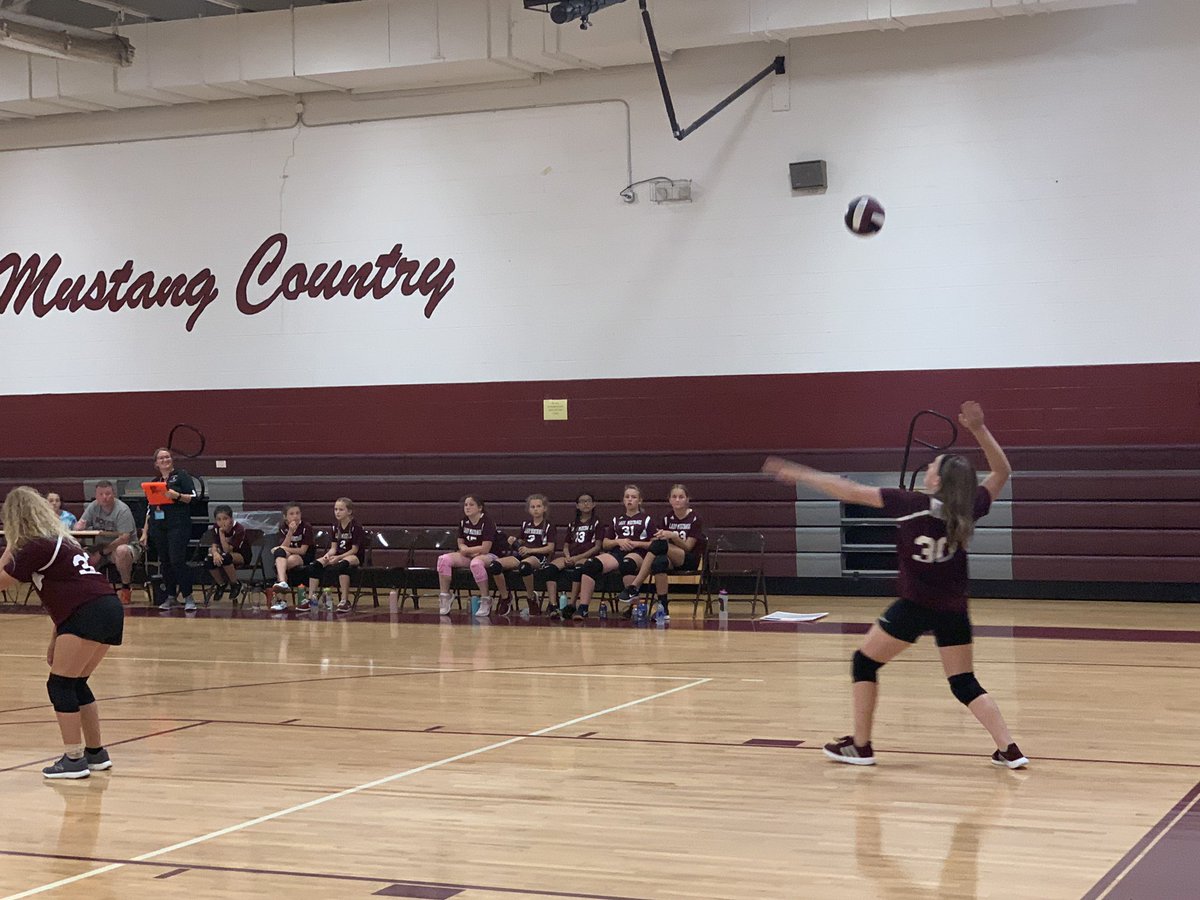 Lady Mustangs start off the season with a 25-11, 25-9 win over the Rockets of Craig County. #GoMustangs <a href="/ShawsvilleMS/">Shawsville Middle</a>