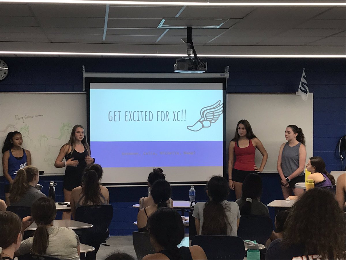 Weekly pep talk from some of the upper classman! #hpxc