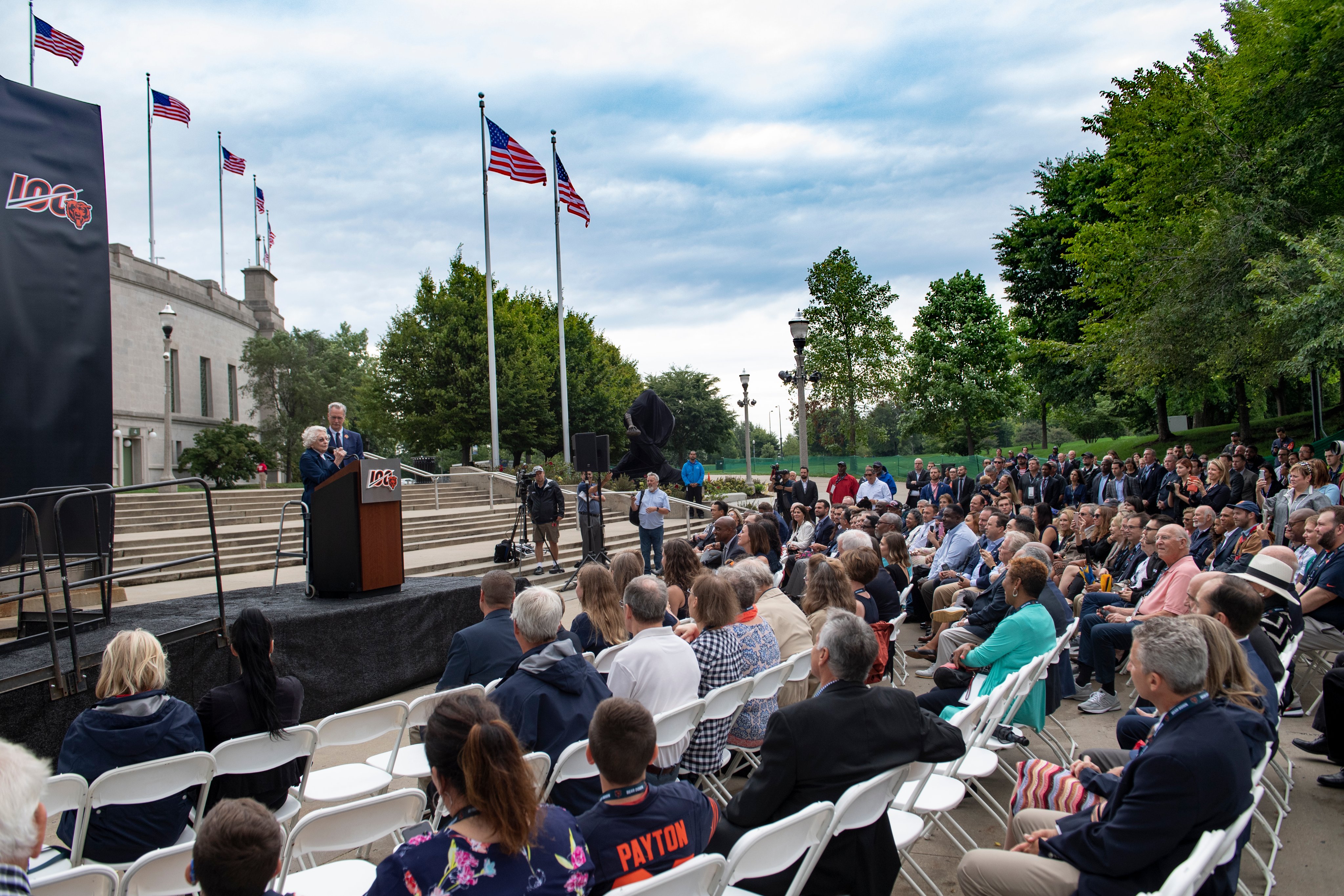 Photo: Payton memorial service - 