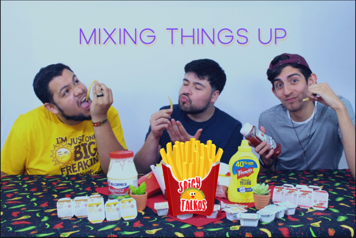 SpicyTalkos's tweet photo. Do y’all mix your condiments? Watch us make some crazy combinations and figure out which ones we enjoy!

#spicytalkos #fries #condiments #podcast #gottatryemall 

https://t.co/NRj0MXSGwG https://t.co/OywJ0paask