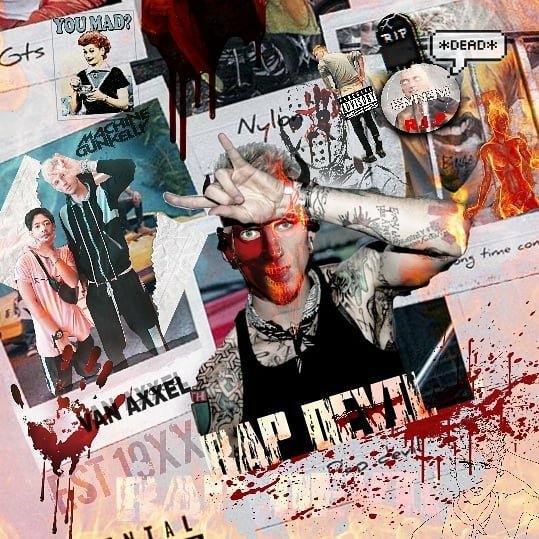 HotelDiablo_237's tweet image. Love this Rap Devil fan art by FuckVanAxxel via IG @machinegunkelly 
#machinegunkelly #rapdevil