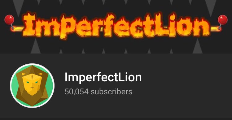 ImperfectLion's tweet photo. Thanks for 50k subscribers! Only took 6 years 😭
Honestly though, I’m enjoying making videos again and it feels great to have an amazing audience who supports all my work 😄 https://t.co/z8RNRRwlAh