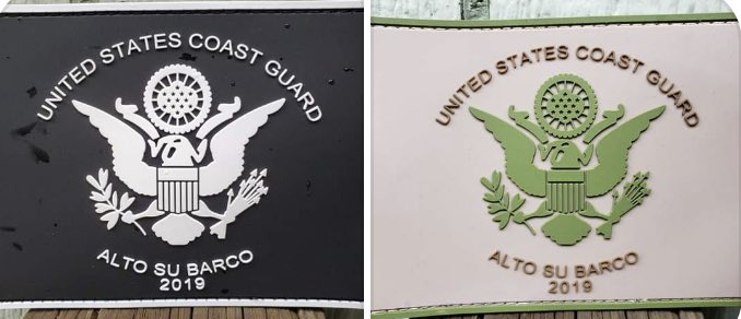 RealCGMemes's tweet image. Velcro-backed PVC patches are in. $2 from each will go to benefit the @cgtlea.

Get one @ coastguardmemes.com

#SemperTweetAtUs