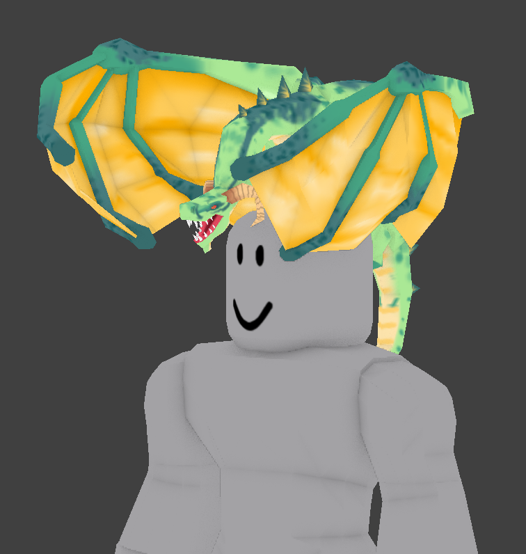 Erythia On Twitter Okay I Finally Gave In Dragon Head Pal Still A Work In Progress But Ready To Be Shown He Hangs Off Your Head With A Menacing Snarl I - how to get rid of your head in roblox