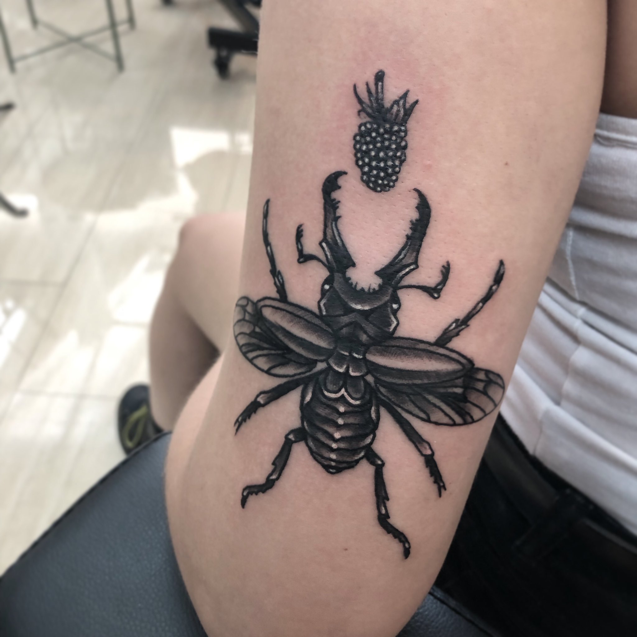 Grand Beetle SemiPermanent Tattoo Lasts 12 weeks Painless and easy to  apply Organic ink Browse more or create your own  Inkbox   SemiPermanent Tattoos