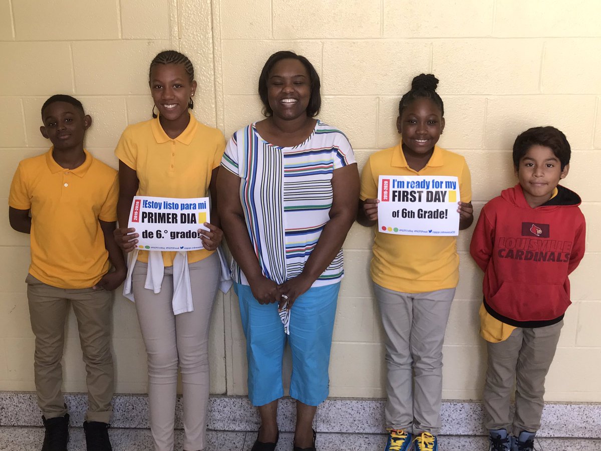 HMS had a successful first day of school. I’m blessed to have awesome students. #PGCPS1stDay