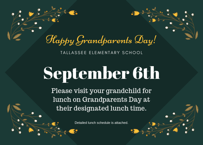 Spencer_1009's tweet photo. This Friday is Grandparents Day at TES! Please be sure to let your child's teacher know if grandparents are planning to attend. We want to be sure we are prepared for our awesome visitors! https://t.co/ac1EcCvvrW