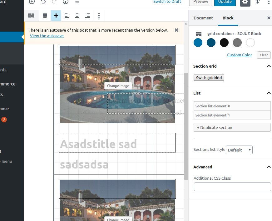 dadmor's tweet photo. NOW time to move #grid #builder into #wordpress #gutenberg #block https://t.co/jEflatcna8