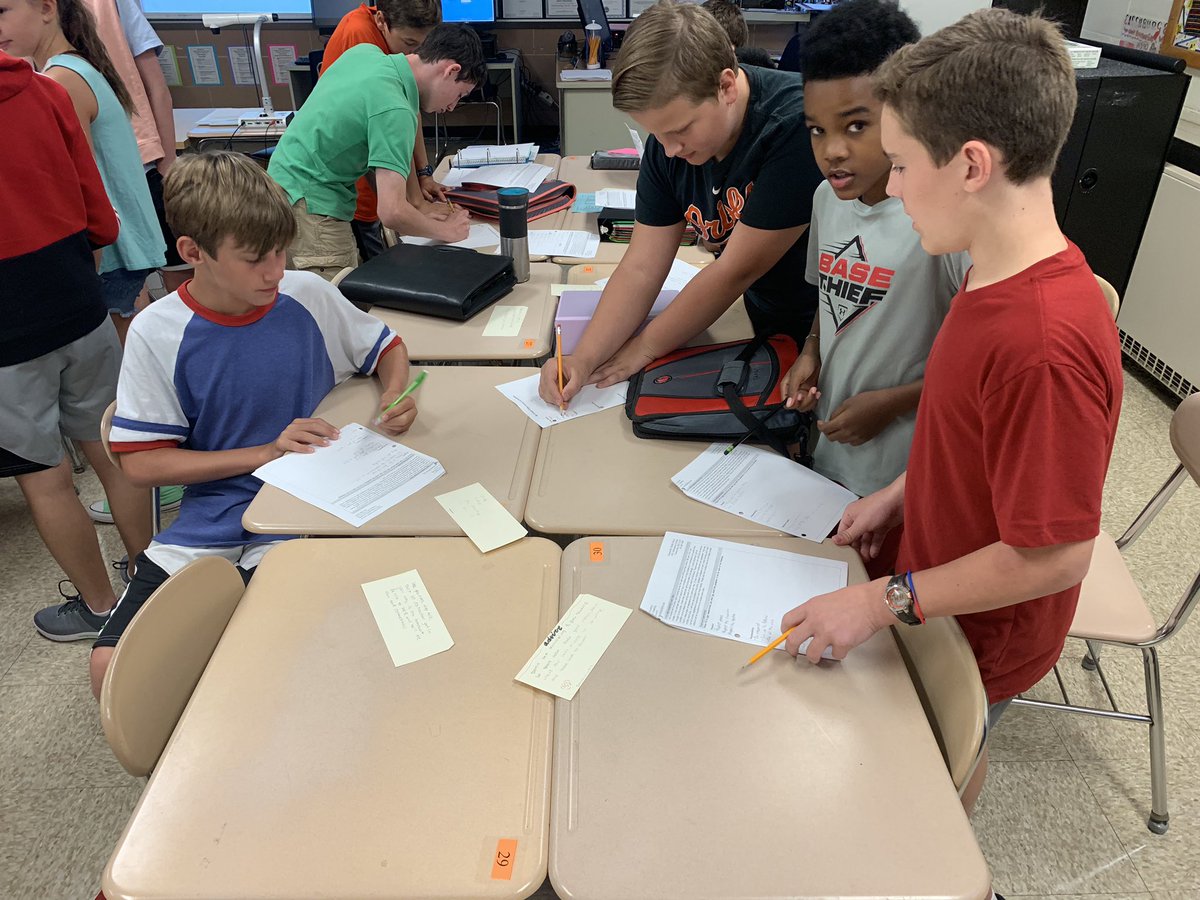 j_eisenberg87's tweet photo. Students @CatonsvilleMS work together to create classroom guidelines and set the tone and expectations for the year #studentvoice #allstakeholders #communicate #collaborate #studentinput #studentshavethepower https://t.co/MEU4RDWAEk