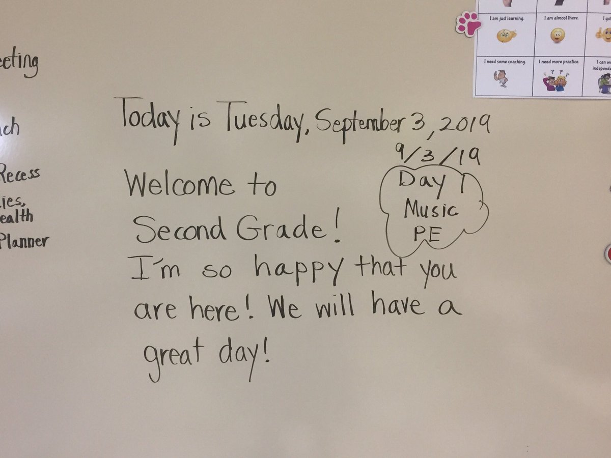 Here we go!!!  First day of the Best Year Ever!!! BCE Grade 2!!!#ECCSinspire