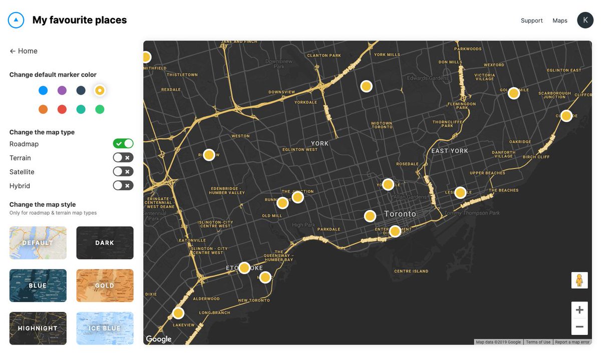 AtlistMaps's tweet image. NEW: Improved custom styling for your maps