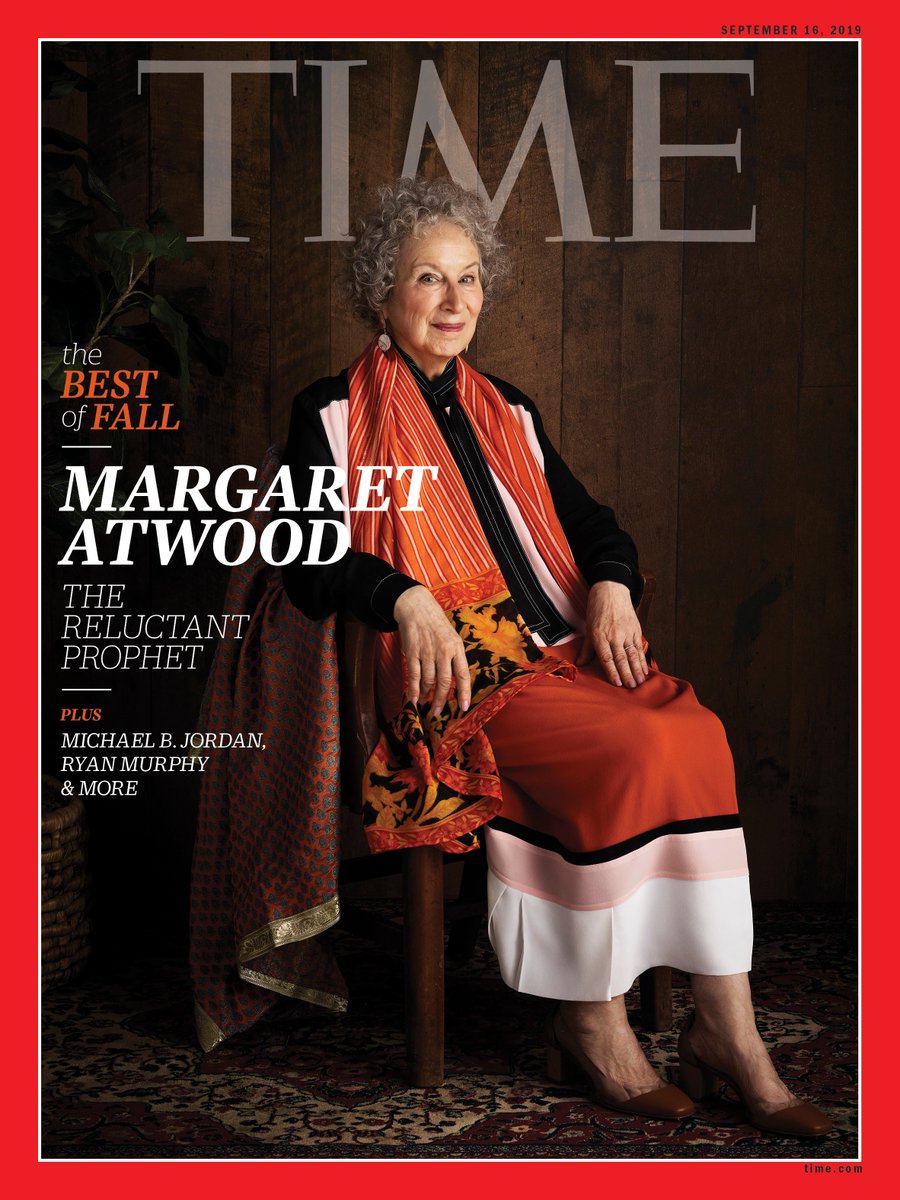 TIME's tweet image. TIME’s new cover: “The Handmaid’s Tale” was a warning. Three decades later, @MargaretAtwood is back with another mag.time.com/NH1Kthf
