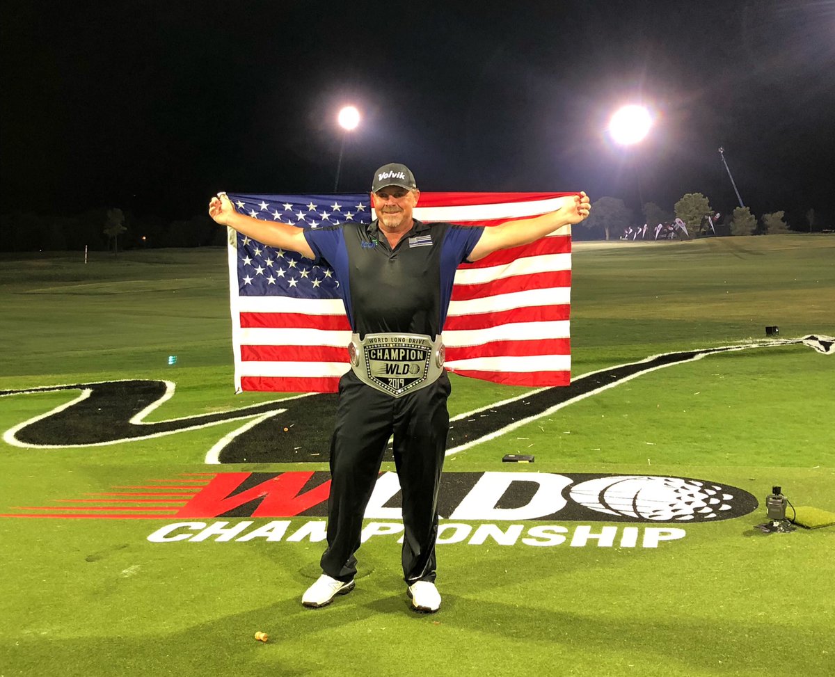 WorldLongDrive's tweet photo. Another title under his belt! 

Congratulations @JeffCrittenden on your 2019 #WorldLongDrive Masters win! https://t.co/bXCIOmphbS