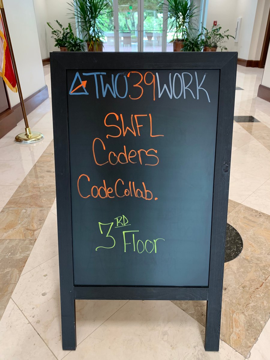 SWFLCoders's tweet photo. Many thanks to @Two39Work for hosting our Code Collab at their beautiful space and to our members for joining us. It's always a great time when we get to share knowledge with each other. ๐จโ๐ป๐ฉโ๐ป
#SWFLCoders #CodeCollab #programming https://t.co/e71cQXlgj0