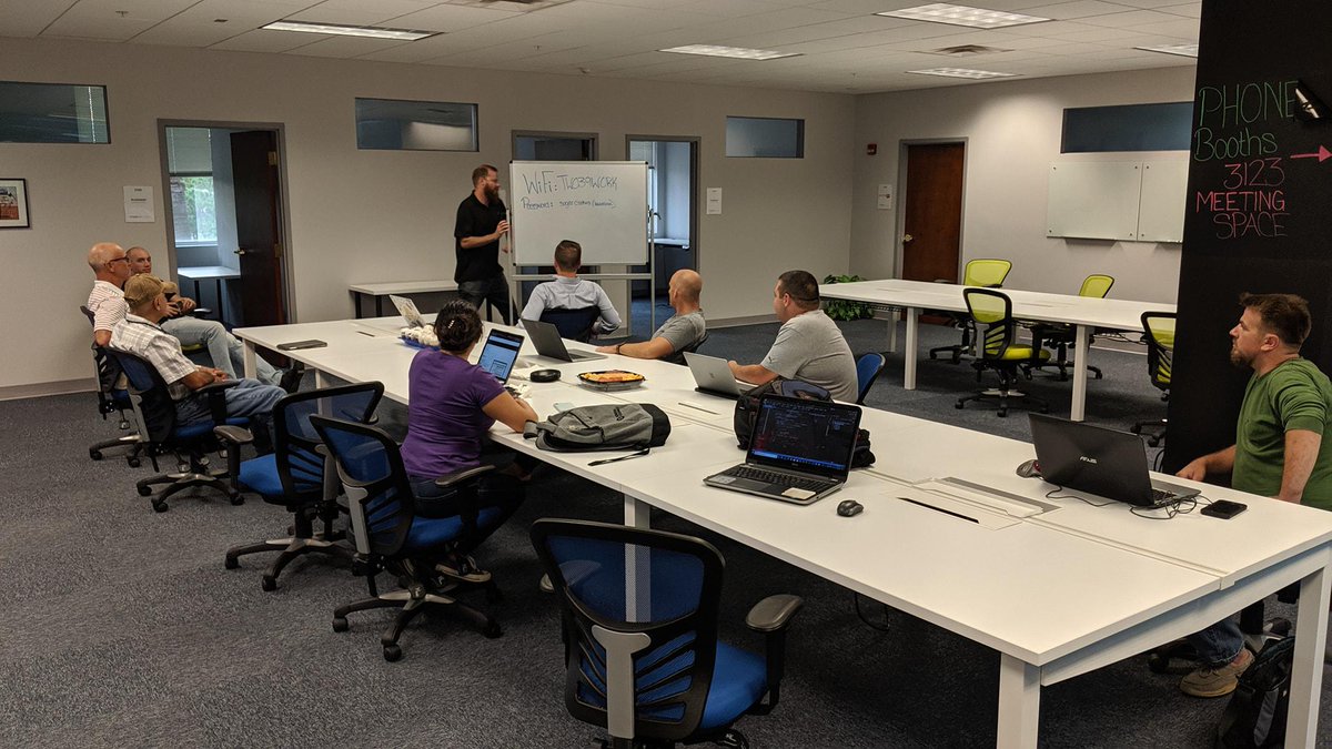 SWFLCoders's tweet photo. Many thanks to @Two39Work for hosting our Code Collab at their beautiful space and to our members for joining us. It's always a great time when we get to share knowledge with each other. ๐จโ๐ป๐ฉโ๐ป
#SWFLCoders #CodeCollab #programming https://t.co/e71cQXlgj0