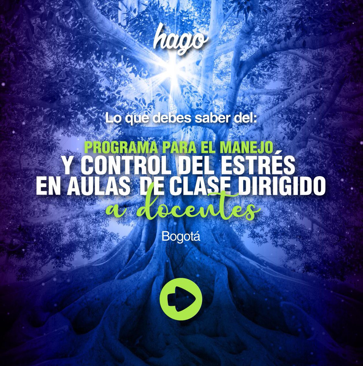 hagocdpe's tweet photo. Te contamos todo lo que debes saber sobre nuestro Programa para el manejo y control del estrés dirigido a docentes.

Regálate #UnRespiroDeVida
➡️visita🧘🏼‍♀️ https://t.co/BQ9zig50BD 
#profe #enseñar #docente #PASION https://t.co/hqE3KDvJhO