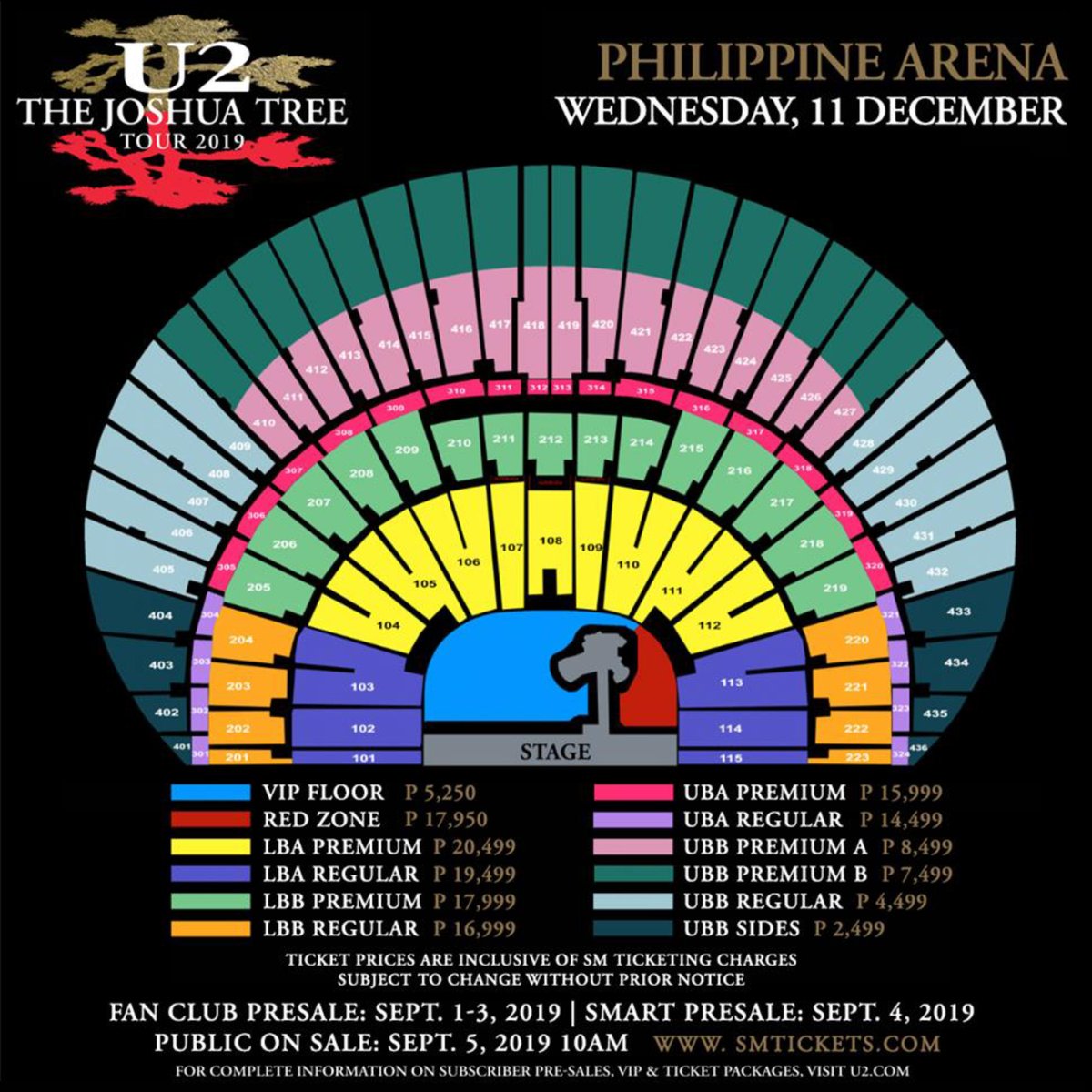 Read on if you’re still undecided about watching U2 at Philippine Arena. RT if you’re ready for ticketing! 🎫 #U2inManila