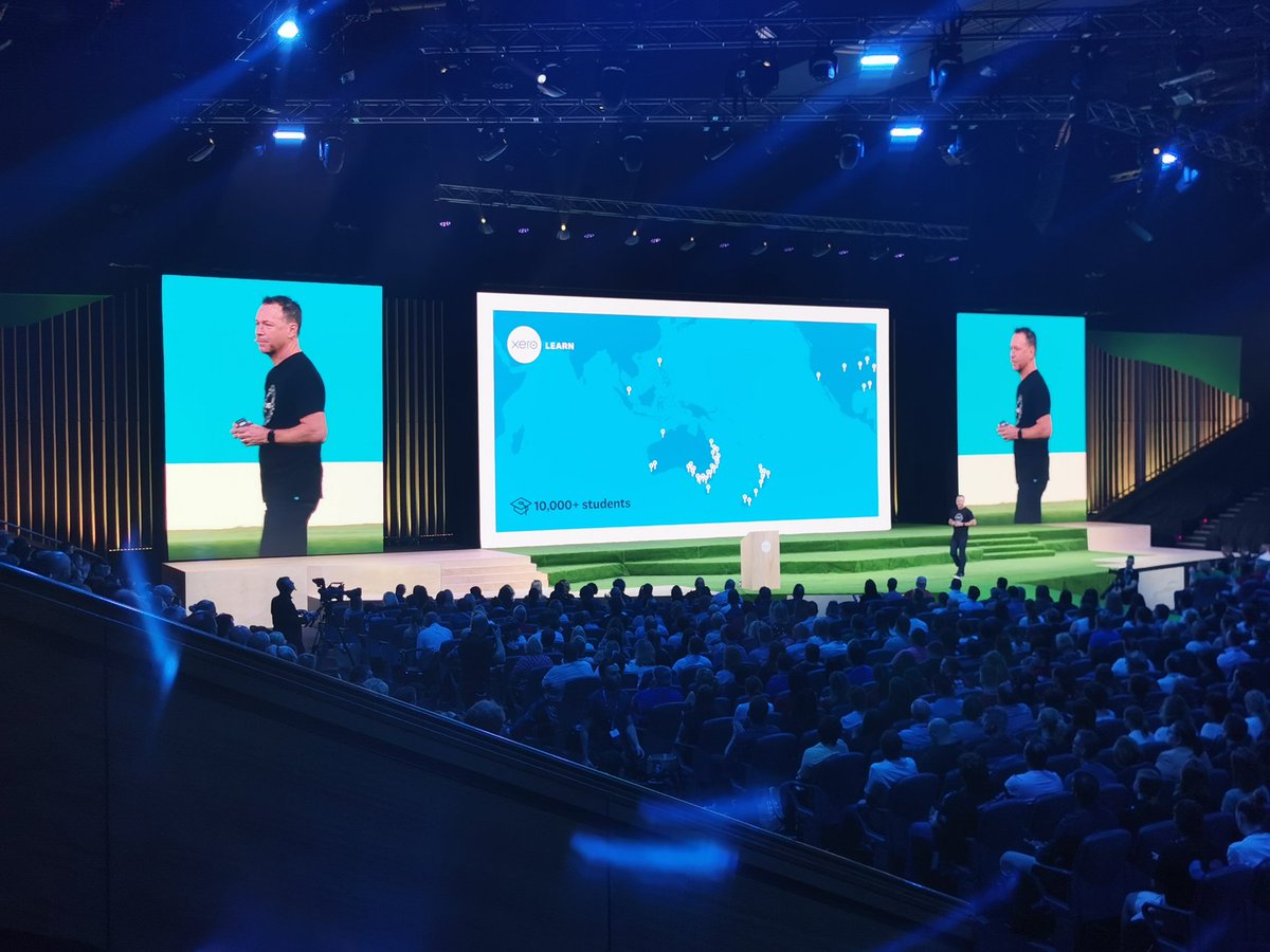 10,000+  students on the #XeroLearn platform
#Xerocon that's cool