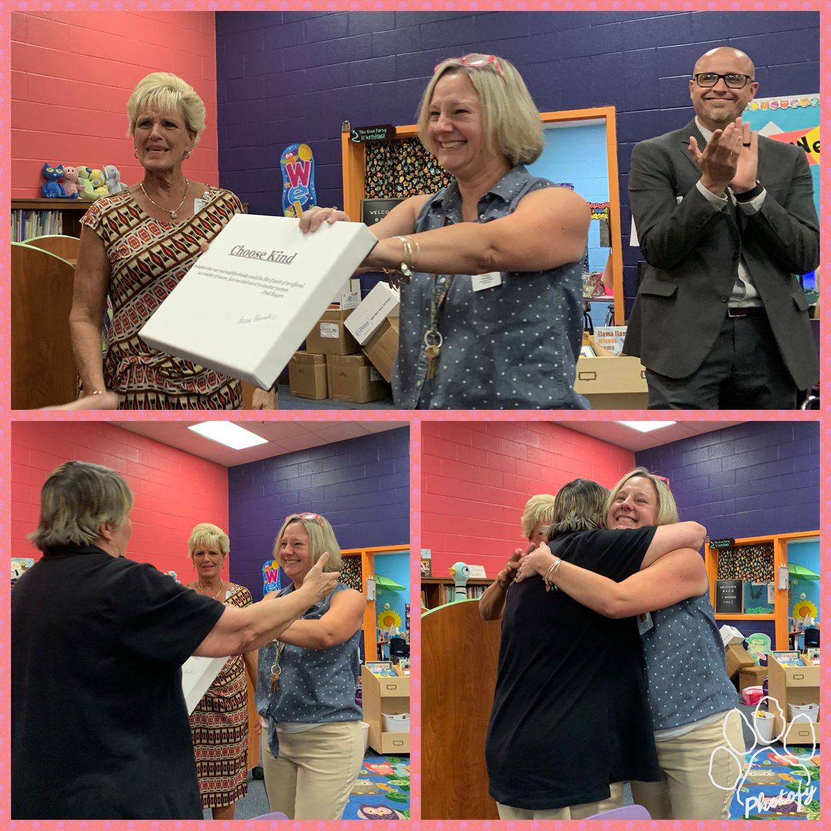 TEACH_Lawson's tweet image. Small tokens of appreciation &amp;amp; recognition mean big things to those receiving them! Each month at HES our staff honors the most dedicated among us w/ a Choose Kind plaque for their selfless acts of kindness toward others.  @co_sumner @school_howard #scschat #Sumnerstrong