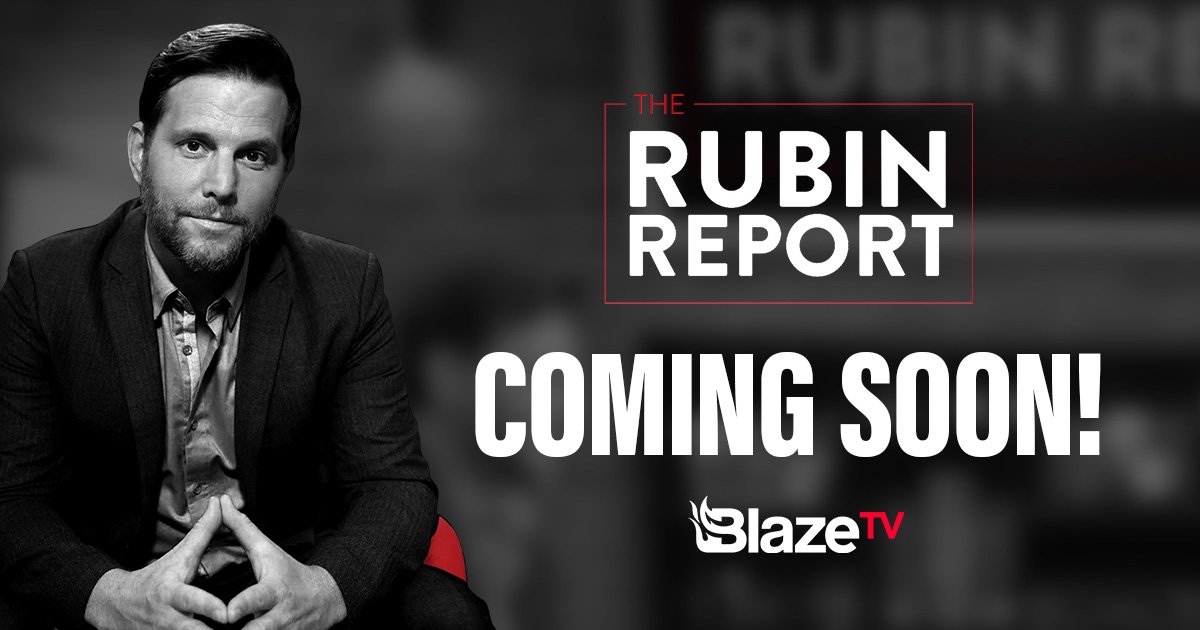 HUGE NEWS: 'The Rubin Report' is coming to BlazeTV! 🔥🔥🔥 More than ever, we must link arms and fight for our freedom of speech. @RubinReport fans: Use promo code Dave20 for $20 off your BlazeTV subscription ==> get.blazetv.com/dave