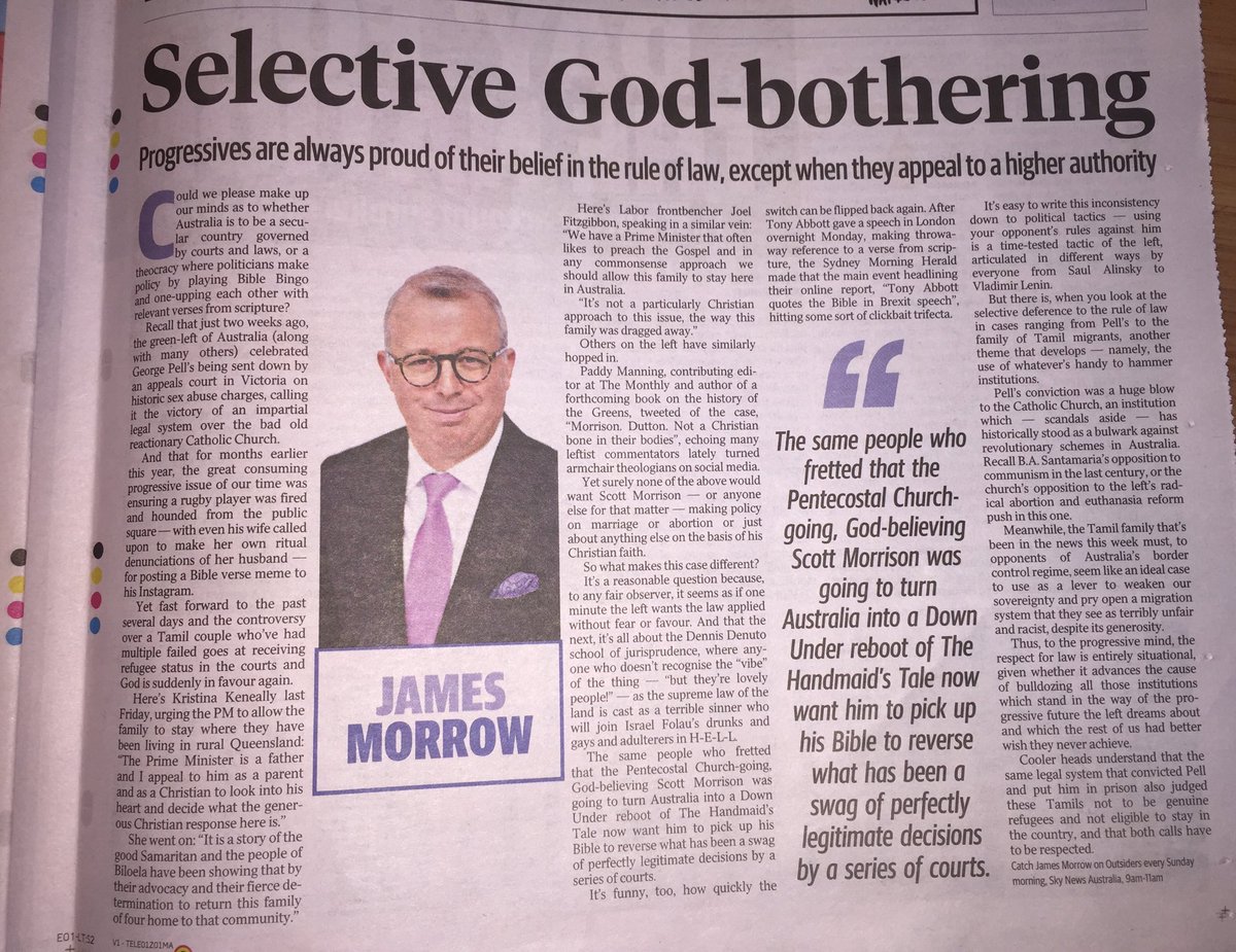 GrayConnolly's tweet photo. Very good piece by ⁦@pwafork⁩ on our new on/off Bible based politics-am looking forward to the Abortion and Marriage instalments here https://t.co/6fshTKDQ35